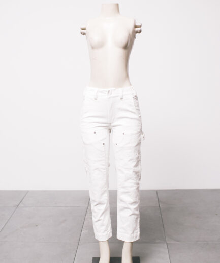 [P] Calça jeans off white com bolsos Pace