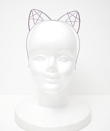 Tiara de orelinhas com pentagrama Hot topic