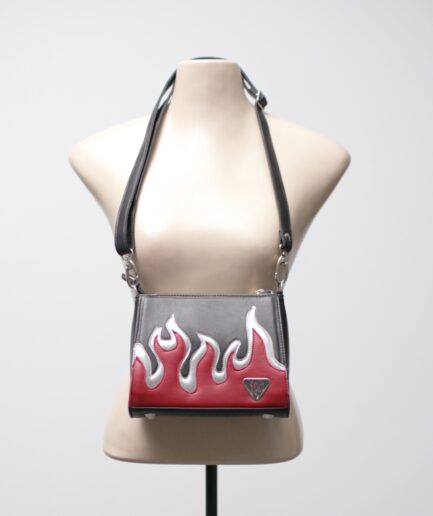 Bolsa de courino com aplicação de chamas Killi