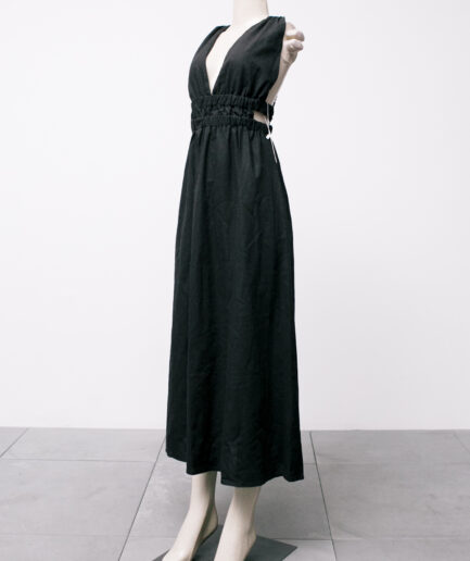 [PP] vestido longo com tiras elásticas nas costas