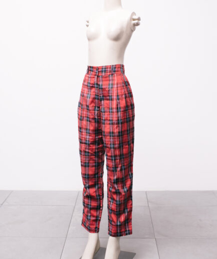 [G] Calça estilo alfaiataria xadrez Saloon 33