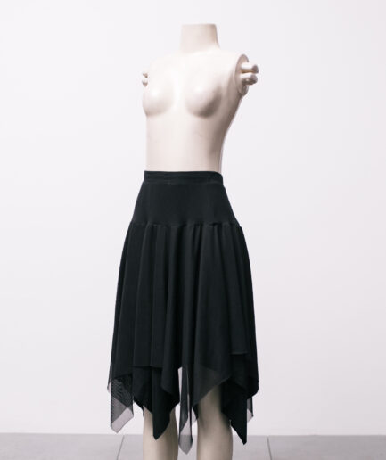 [G] Saia midi de tule com pontas Gargulia