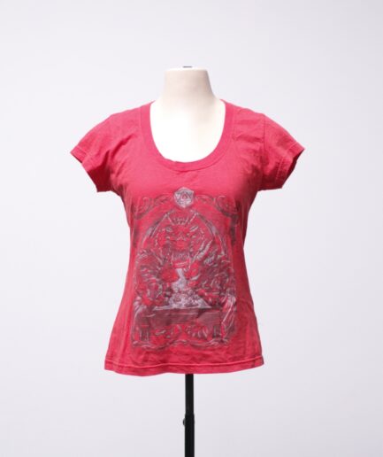 [P/M] camiseta babylook vermelha RPG Nerd Universe
