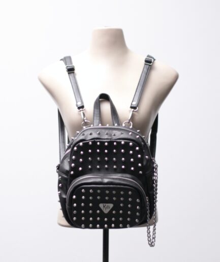 Mochila fosca com spikes Killi