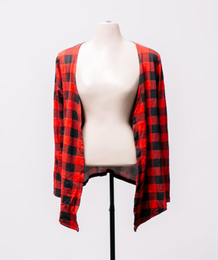 [PP/P/M] Cardigan xadrez com pontas Dark fashion
