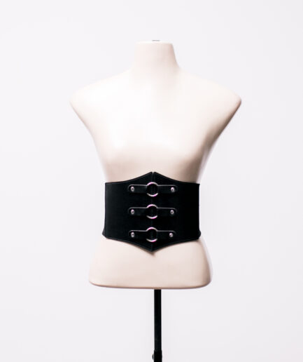 [P/M] Cinto corset com argolas