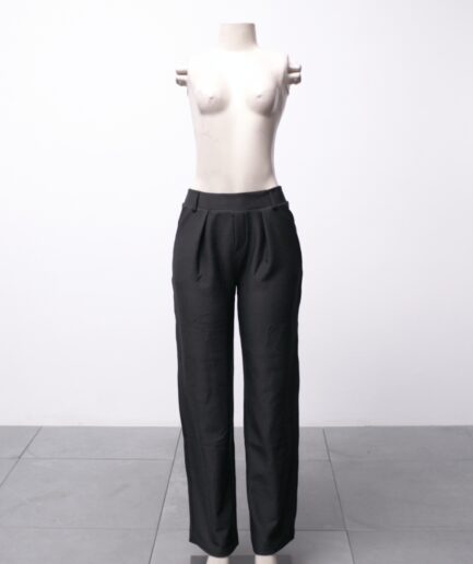 [P/M] Calça estilo alfaiataria de poliamida
