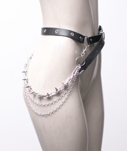 Corrente lateral/colar com spikes