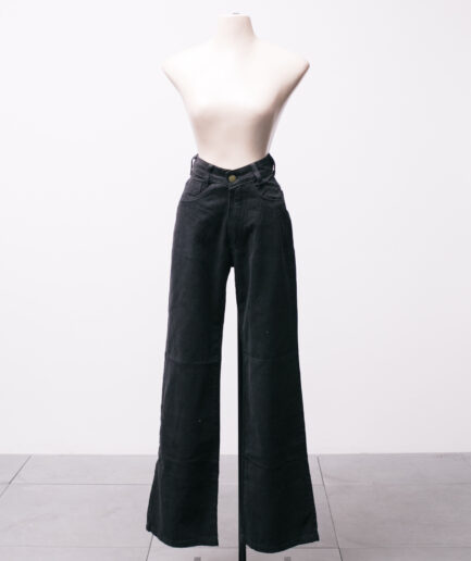 [PP] Calça jeans preta cintura alta com bolsos