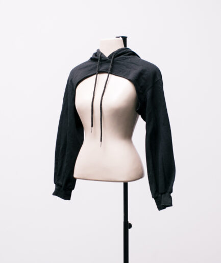 [P/M/G] Bolero de moletom com capuz Shein