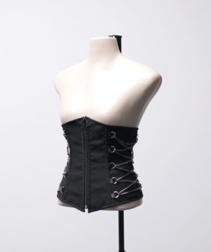 [PP/P/G/GG] Corselet underbust fosco com correntes