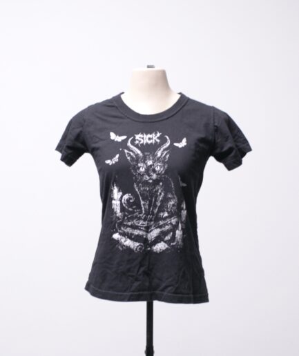 [P] Babylook estampa de gatinho Sick Clothing
