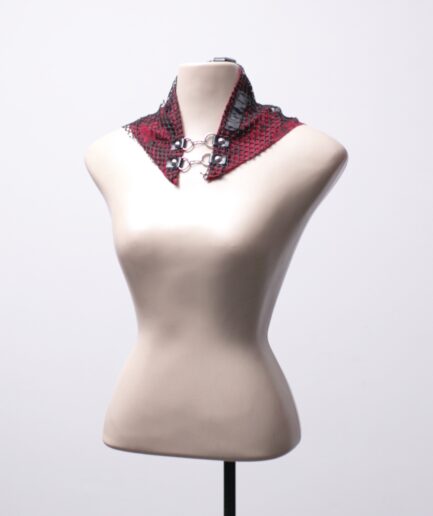 Lenço de pescoço vermelho com tela destroyed Sex Pot Revenge