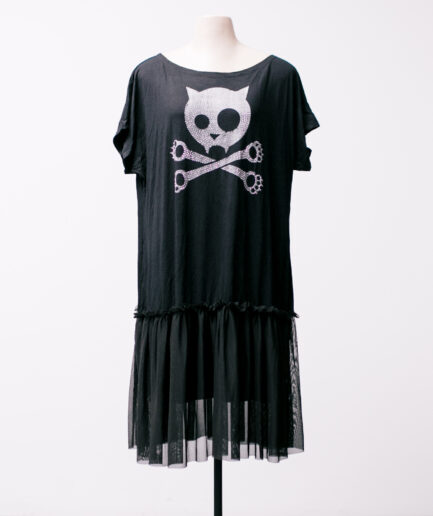 [G] vestido gatinho e ossos