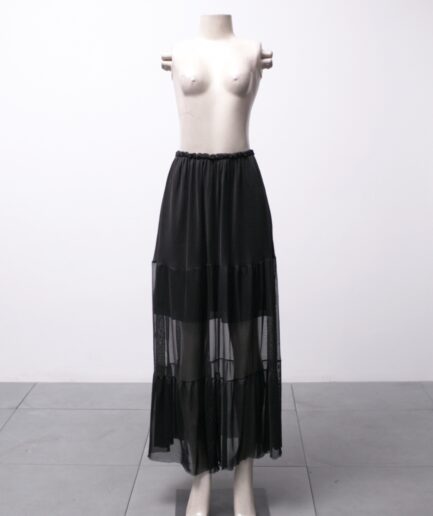 [P/M] Saia longa de tule