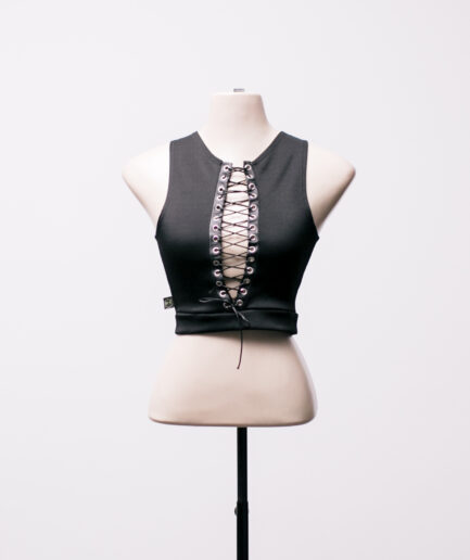 [PP] Cropped com amarração Golden Poison