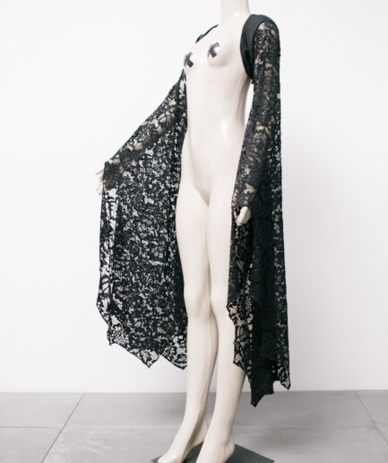 [P/M/G/GG] bolero mangas de morcego de renda