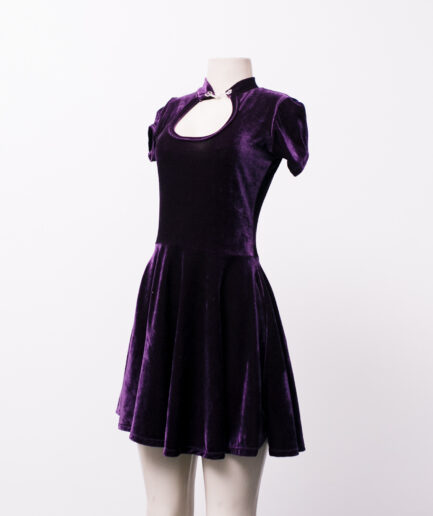 [PP] Vestido veludo roxo sweet sam