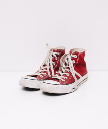 [35] Tênis All Star cano alto vermelho