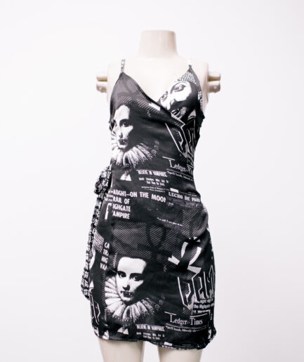 [M] Vestido envelope estampa de vampiro Trick and Treat