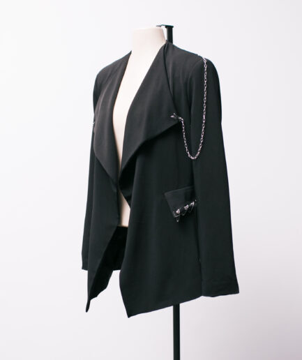 [P/M] Blazer com pontas customizado upcycling Cortelle