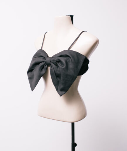 [P] cropped de laço Shein