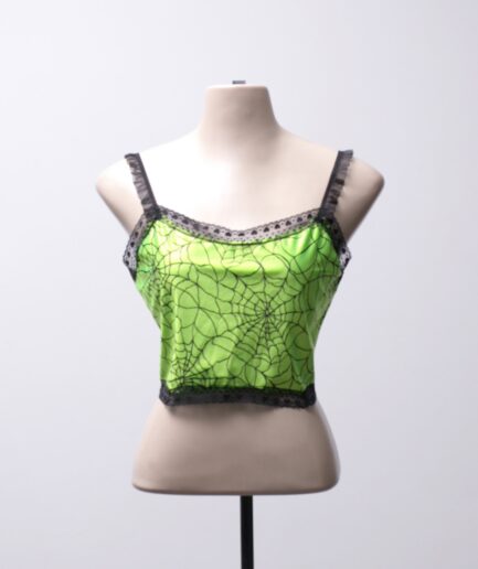 [P/M] cropped verde neon teias Shein