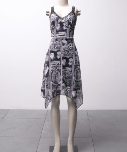 [P/M] vestido de tule com pontas Corpse Bride