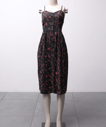 [P] vestido florido com botões Wear Ever