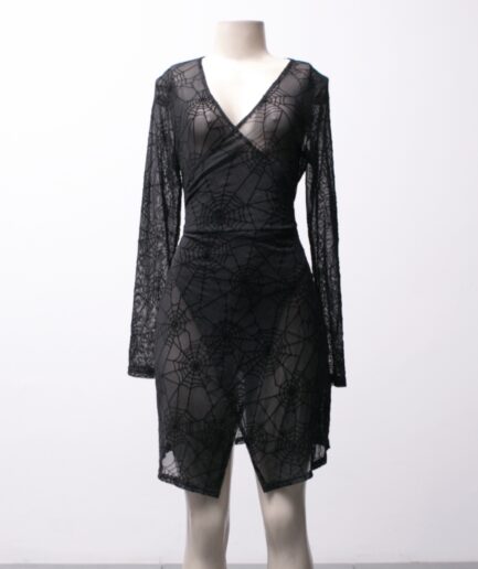 [P/M] cardigan/robe de tule teia de aranha
