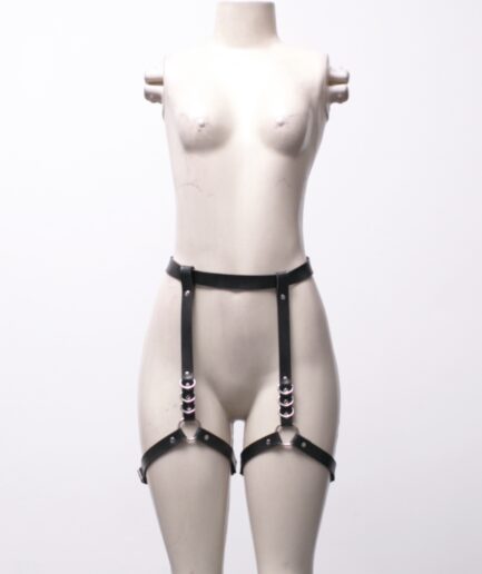 [P/M/G] Garters de courino com argolas Lust's Elixir