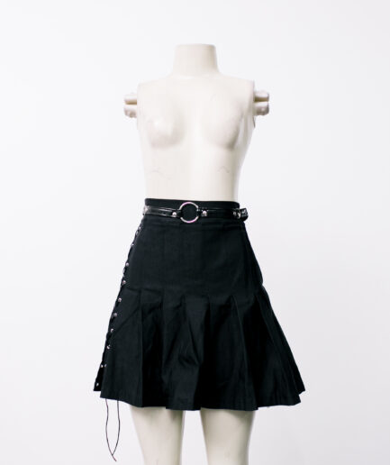 [G] saia com detalhe de vinil e amarração Dark Alien