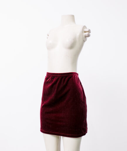[G] saia de veludo vinho Shein