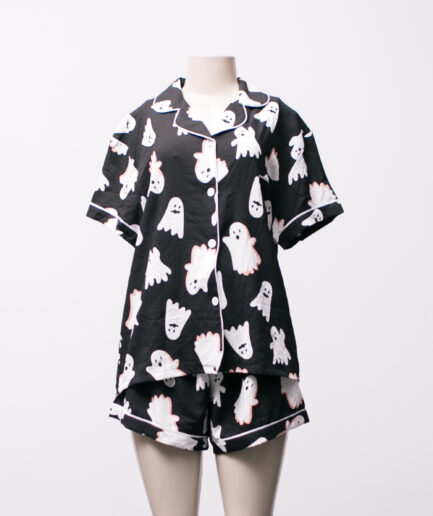 [M/G] Conjunto pijama com estampa de fantasmas