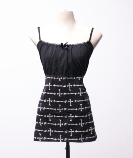 [G] Regata com estampa de ossos Gothicana