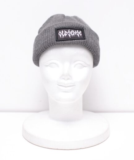 Touca de tricô cinza "Old Sense"