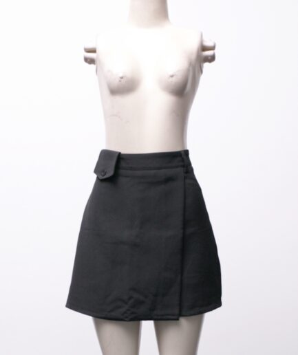 [M] Shorts-saia envelope de alfaiataria