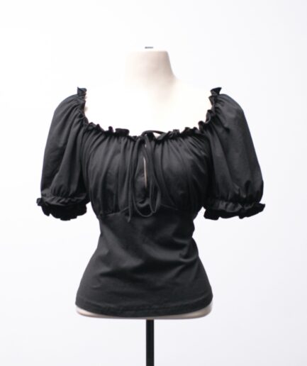 [M/G] Blusa ciganinha com manguinhas bufantes