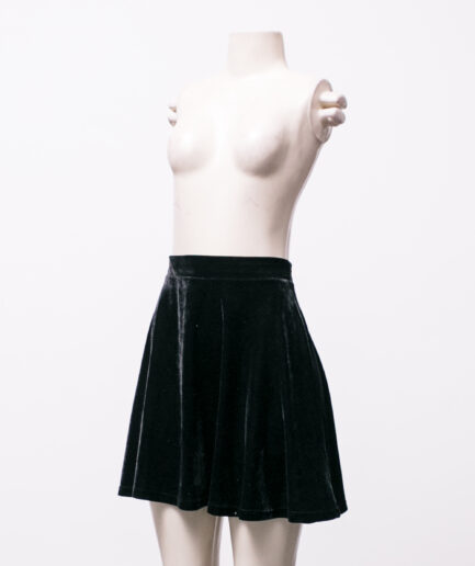 [M/G] Saia godê de veludo Bluesteel