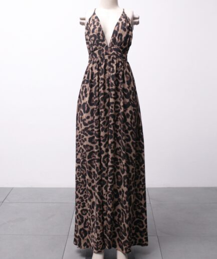 [P] Vestido longo de oncinha Shein